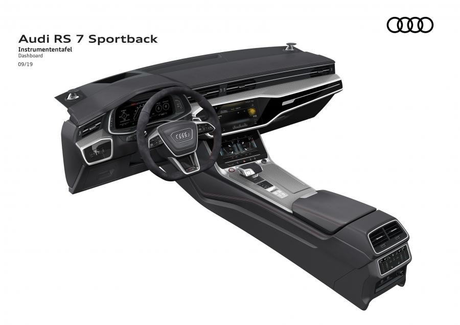 Схема Audi RS7 Sportback 2019 года  (WW) (фото 67 из 80)